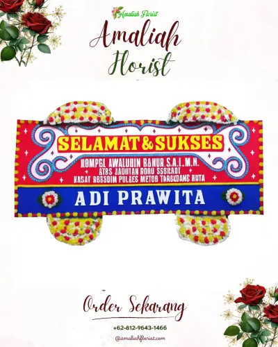 Karangan Bunga Ucapan Selamat di Sitirejo Iii